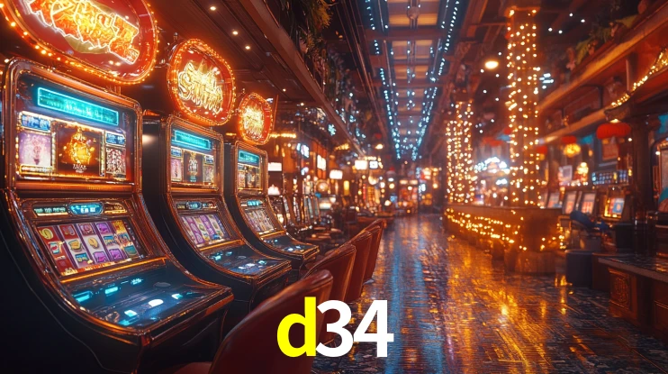 d34: Jogos de Caça-Níqueis-Altas Recompensas, Roleta-Velocidade, Blackjack-Desafios Máximos
